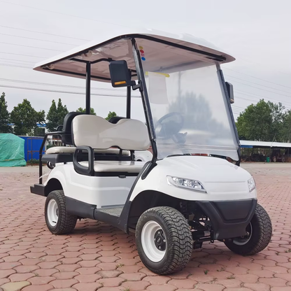 Hot Selling New Solar Panel Powered 4KW 5KW Off-Road Vehicle 60V Lithium Battery Adult 6 Seater 4 Wheel Beach Golf Cart