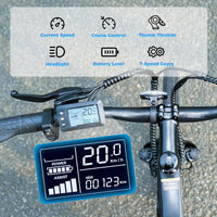 Electric Bike - 750W/1000W Peak Motor Electric Bicycle, 20MPH, 60+ Miles, Removable Battery, Shock Absorber, 5 Speed E Bike, 26” Tire Commuter Electric Bicycle for Adults