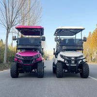 Electric Golf Cart Built for Off-Road Adventures, Street Legal, Adjustable Seating, Four-Wheel Disc Brakes