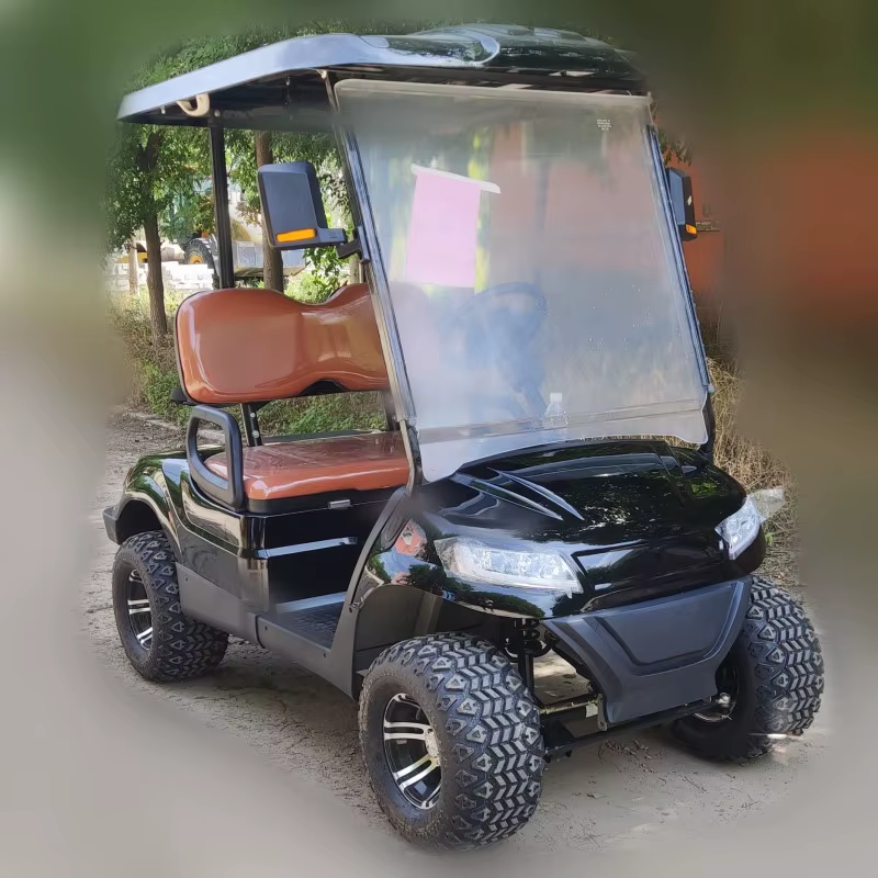 Hot Selling New Solar Panel Powered 4KW 5KW Off-Road Vehicle 60V Lithium Battery Adult 6 Seater 4 Wheel Beach Golf Cart