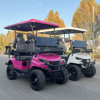 Electric Golf Cart Built for Off-Road Adventures, Street Legal, Adjustable Seating, Four-Wheel Disc Brakes