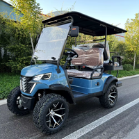 Electric Golf Cart Built for Off-Road Adventures, Street Legal, Adjustable Seating, Four-Wheel Disc Brakes