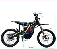 Electric Motorcycle Bike for Adults, Electric Dirt Bike 8000W(Peak) Mid-Mounted Motor 72V/30AH Removable Battery, Max Speed 50Mph/76Miles off Road Electric Mountain Bike, Dual LED Headlight