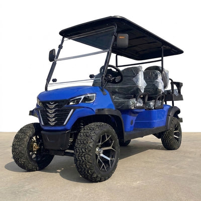 Electric Golf Cart Engineered for All-Terrain Use, 48V 5KW Motor, 4-6 Seater Capacity, Disc Brakes