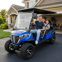 2026 High Quality off Road Club 48V 5KW Lithium 4 6 Seaters Hot Selling Cheap Electric Golf Cart Four Wheel Disc Brakes — Lifestyle