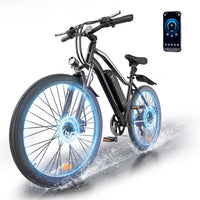 Electric Bike - 750W/1000W Peak Motor Electric Bicycle, 20MPH, 60+ Miles, Removable Battery, Shock Absorber, 5 Speed E Bike, 26” Tire Commuter Electric Bicycle for Adults