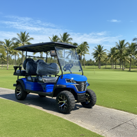 Electric Golf Cart Engineered for All-Terrain Use, 48V 5KW Motor, 4-6 Seater Capacity, Disc Brakes